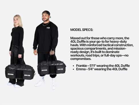 WOLFpak 40L Ultimate Duffle Bag (Black Lightning Knockout Pink) in Kuwait