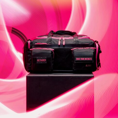 WOLFpak 40L Ultimate Duffle Bag (Black Lightning Knockout Pink) in Saudi Arabia