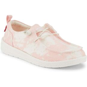 Levi's Kids Newt TD CVS Slip-on Unisex Tie Dyed Canvas Fashion Sneaker Shoe, Pink, 6 M in Saudi Arabia