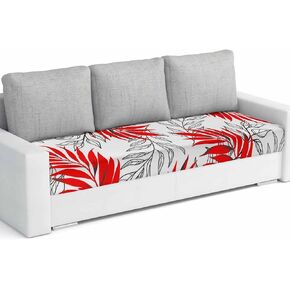 Blue Leaves Southwest Couch Cushion Covers Stretch Fitted Individual Sofa Slip Covers for 2 Seat Cushion Couch Washable Sofa Slipcovers for Sectional Pet(M, Abstract Modern Geometric Lines Simple Art) in Saudi Arabia