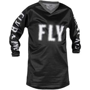 Fly Racing Mens Youth F-16 Jersey Black/White Ym, Black/White, Medium US in Saudi Arabia