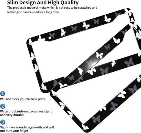 German License Plate Frame - 1 Pack Germany Flag License Plate Frames Personalized Car Plate Holders Covers Design Fits for Men Women Generic Universal US-Canada 4 Hole in Saudi Arabia