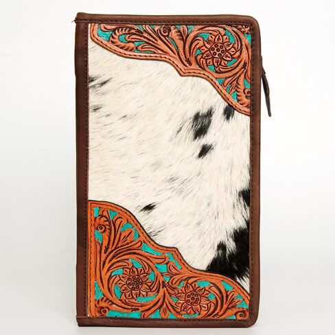 American Darling Jewelry Case Hand Tooled Hair-On Genuine Leather Western Women Bag | Organizer Box for Travel in Saudi Arabia