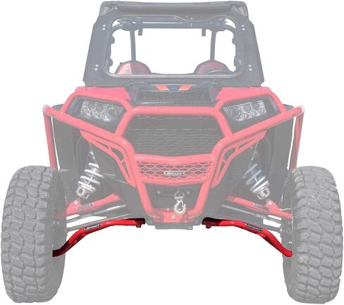 SuperATV Arched Lower A Arms for 2016-2021 Polaris RZR XP Turbo/XP 4 Turbo - LOWER Arm - Red in Saudi Arabia