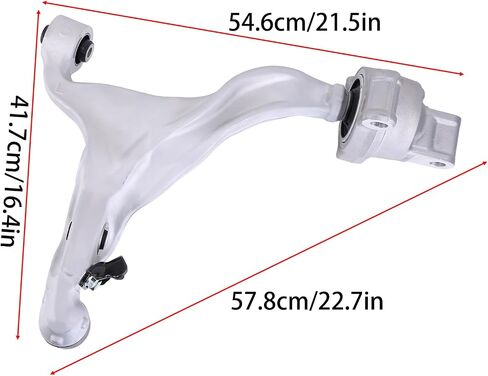 Front Right Lower Control Arms with Ball Joints Fit for Infiniti 2014-2020 Q50 & 2017-2020 Q60 Passenger Side Front Suspension Kit Control Arm Replace OE 545004GE0B, 54500-4GE0A in Saudi Arabia