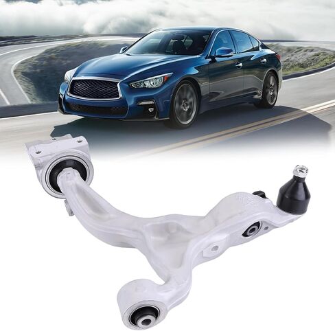 Front Right Lower Control Arms with Ball Joints Fit for Infiniti 2014-2020 Q50 & 2017-2020 Q60 Passenger Side Front Suspension Kit Control Arm Replace OE 545004GE0B, 54500-4GE0A in Saudi Arabia