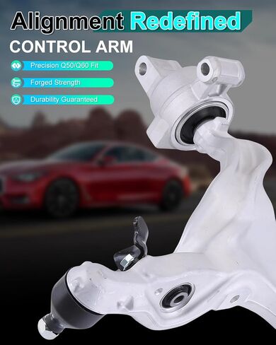 Front Right Lower Control Arms with Ball Joints Fit for Infiniti 2014-2020 Q50 & 2017-2020 Q60 Passenger Side Front Suspension Kit Control Arm Replace OE 545004GE0B, 54500-4GE0A in Saudi Arabia