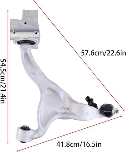 Front Right Lower Control Arms with Ball Joints Fit for Infiniti 2014-2020 Q50 & 2017-2020 Q60 Passenger Side Front Suspension Kit Control Arm Replace OE 545004GE0B, 54500-4GE0A in Saudi Arabia