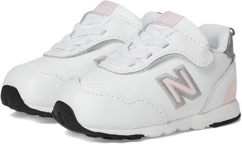 New Balance Kids 515 V1 New-b Hook & Loop Sneaker, Black/True Red, 7.5 X-Wide US Unisex Toddler in Saudi Arabia