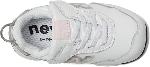 New Balance Kids 515 V1 New-b Hook & Loop Sneaker, Black/True Red, 7.5 X-Wide US Unisex Toddler in Saudi Arabia