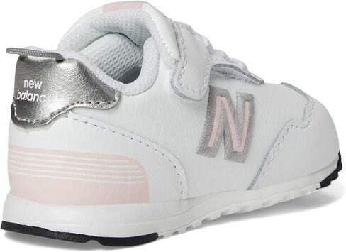 New Balance Kids 515 V1 New-b Hook & Loop Sneaker, Black/True Red, 7.5 X-Wide US Unisex Toddler in Saudi Arabia