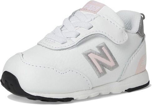 New Balance Kids 515 V1 New-b Hook & Loop Sneaker, Black/True Red, 7.5 X-Wide US Unisex Toddler in Saudi Arabia