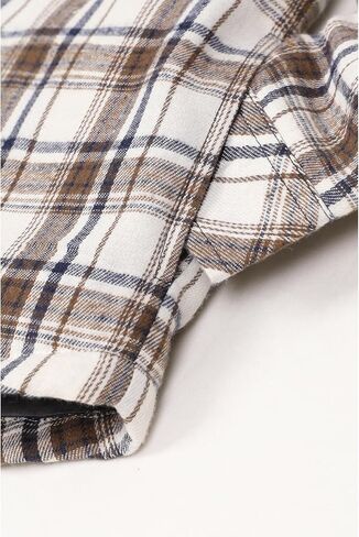 ZENTHACE Kids Quilted Lined Hooded Flannel Jacket, Winter Warm Snap Button Coat for Boys Girls,Lightweight Thermal Outerwear in Saudi Arabia