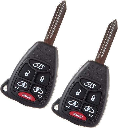 SCITOO Key Fob دخول بدون مفتاح 2004-2007 لكرايسلر للمدينة والبلد 3.3L، 2004-2007 لكرايسلر للمدينة والبلد 3.8L، 2004-2007 لدودج للقافلة 2.4L M3N5WY72XX (2 قطعة) 6 أزرار 315 ميجا هرتز in Saudi Arabia