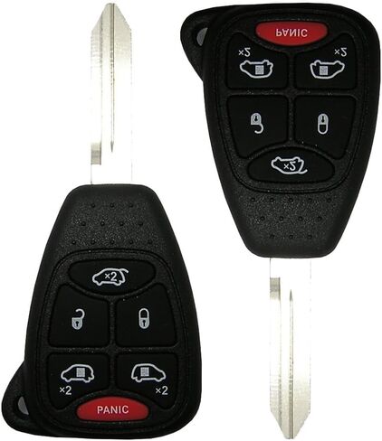 SCITOO Key Fob دخول بدون مفتاح 2004-2007 لكرايسلر للمدينة والبلد 3.3L، 2004-2007 لكرايسلر للمدينة والبلد 3.8L، 2004-2007 لدودج للقافلة 2.4L M3N5WY72XX (2 قطعة) 6 أزرار 315 ميجا هرتز in Saudi Arabia