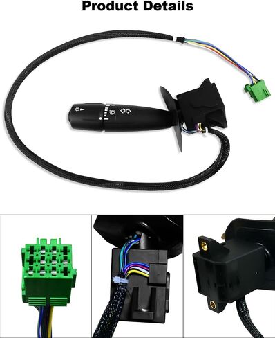 Turn Signal Switch with 8 Wire Fit for Kenworth and Peterbilt Replace P27-1067, P271067, P27-6221,P276221, TRW 480791 in Saudi Arabia