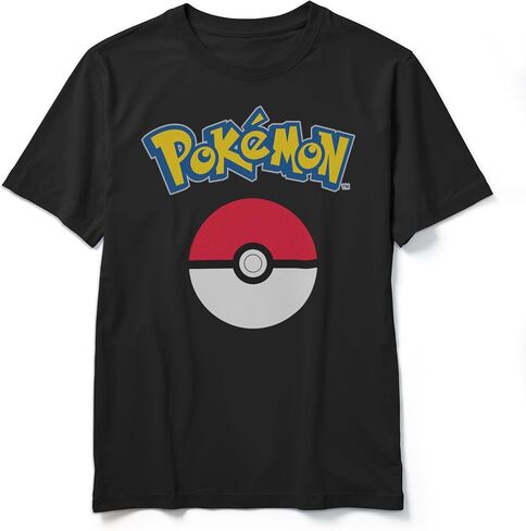 Pokemon Kids Logo Outline Boys Short Sleeve Tee Shirt in Saudi Arabia