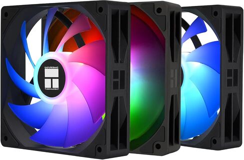 Thermalright TL-C12C-X28-S X3 CPU Air Fan, ARGB Silent Computer Case Cooler Fan, Thickness is 28mm, up to 1550RPM Speed PC Cooling, for CPU Cooler and Chassis,3-Packs in Saudi Arabia