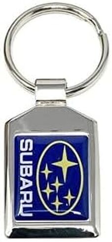 Subaru Logo silver KeyTag Keyring Key Chain Wrx Sti Impreza Legacy Forester Ascent BRZ Crosstrek Outback in Saudi Arabia