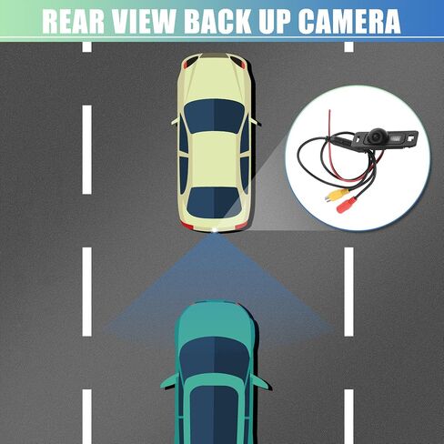 X AUTOHAUX 1 Set كاميرا الرؤية الخلفية الاحتياطية الخلفية بارك مساعدة عكس الكاميرا لسيارات BMW X3 E83 2004-2010 in Saudi Arabia