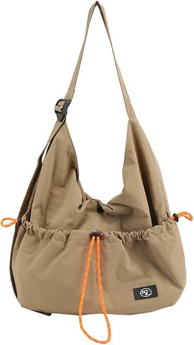 Women Nylon Shoulder Bag Waterproof Crossbody Bag Casual Handbag Lightweight Messenger Bag Top Handle Bag in Saudi Arabia