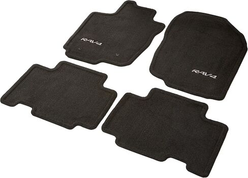 Genuine Toyota 2006-2012 Rav4 Dark Charcoal Carpet Floor Mats Set PT208-42051-11 in Saudi Arabia
