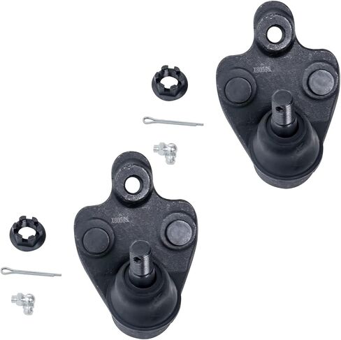 Detroit Axle - Front 6pc Suspension Kit for 09-19 Toyota Corolla, 09-14 Matrix, 09-10 Pontiac Vibe, Outer Tie Rods Lower Ball Joints Sway Bars 2009 2010 2011 2012 2013 2014 Replacement in Saudi Arabia