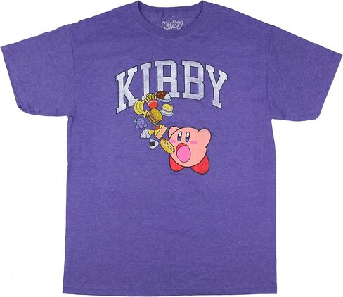 تي شيرت Kirby Snack Time المتعثرة تصميم طباعة شخصية للبالغين in Saudi Arabia