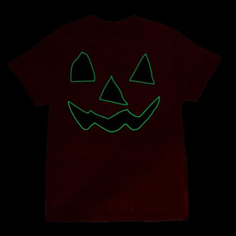 Jack O'Lantern Halloween Pumpkin Men's Orange Short Sleeve Tee in Saudi Arabia