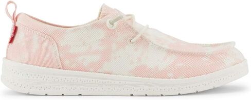 Levi's Kids Newt TD CVS Slip-on Unisex Tie Dyed Canvas Fashion Sneaker Shoe, Pink, 6 M in Saudi Arabia