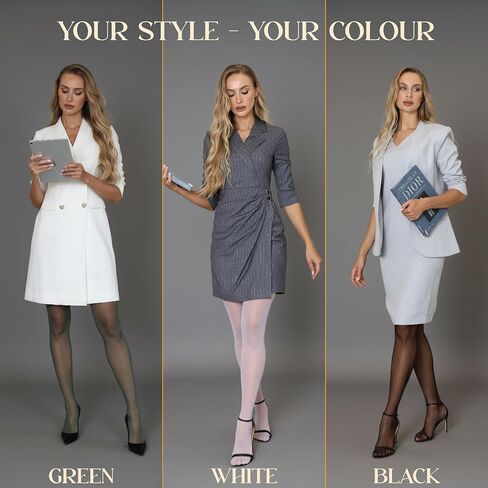 Thigh High Stockings for Women – Sheer Lace Tights with Wide Anti-Slip Top | Elegant Thigh High Socks in Kuwait