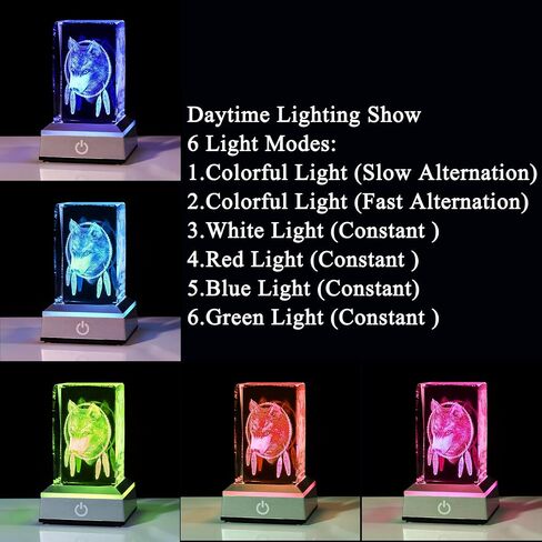 3D Galaxy Crystal Ball with Colorful Led Base, Space Astronomy Gifts Clear Glass Balls Crystal Sphere Religious Gifts for Her Him Birthday Women Mom Dad Funny Night Light in Saudi Arabia