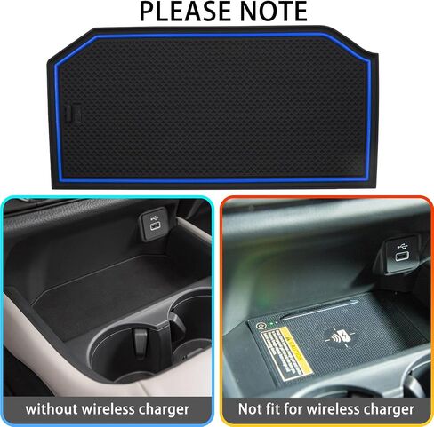 Center Console Liner for Honda HRV Accessories 2023 2024 2025, for HR-V Cup Holder Pad, Door Pocket Interior, Door Slot Mat, Non-Slip Trim, Custom Rubber Decoration Insert (14pcs, Red) in Kuwait