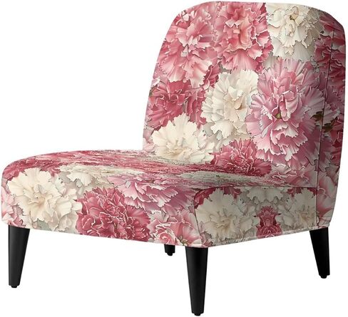 Peony Armless Accent Chair Cover,Armrest Cover,Recliner Chair Protector,Furniture Protector Slip,Stretch Armchair Couch Arm Rest Cover for Recliner,Chair,Sofa,Bench,Stool in Saudi Arabia
