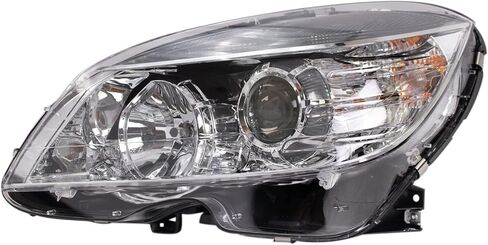 Headlight Assembly Set Headlights Driver & Passenger Side Halogen Compatible with 2008-2011 Mercedes-Benz C300 C350 C63 AMG MB2502162 MB2502163 MB2503162 MB2503163 in Saudi Arabia