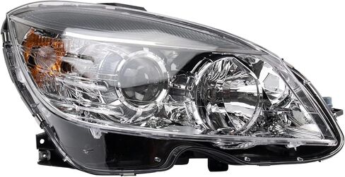 Headlight Assembly Set Headlights Driver & Passenger Side Halogen Compatible with 2008-2011 Mercedes-Benz C300 C350 C63 AMG MB2502162 MB2502163 MB2503162 MB2503163 in Saudi Arabia