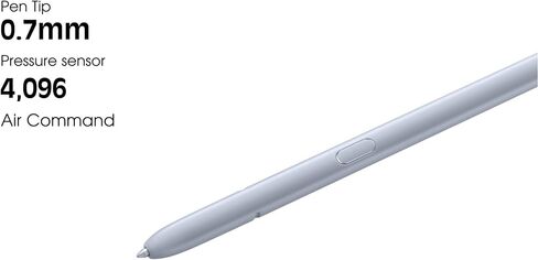 S25 Ultra S Pen Pens لـ Samsung Galaxy S25 Ultra 5G جميع الإصدارات القلم القلم الخفيفة ، 4096 من المجلس الواحد ، مع نصائح/نقاط NIBS 5pcs (أبيض/أزرق) in Kuwait