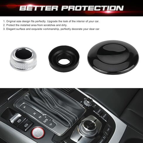 x xotic tech Center Console MMI Navigation Joystick Button + Volume Adjust Control Knob, Compatible with Audi A4 2013-2015, A5 2012-2015, Q5 2013-2015 in Saudi Arabia