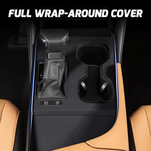 غطاء لوحة ناقل الحركة من السيليكون لسيارة Lexus ES 300h 200 260 2022 2023 2024 2025 وحدة تحكم مركزية مضادة للخدش وسادة حماية للشحن اللاسلكي ملحقات داخلية - أسود in Kuwait