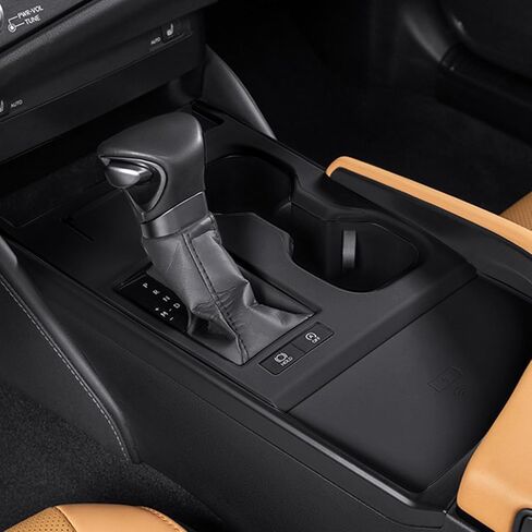 غطاء لوحة ناقل الحركة من السيليكون لسيارة Lexus ES 300h 200 260 2022 2023 2024 2025 وحدة تحكم مركزية مضادة للخدش وسادة حماية للشحن اللاسلكي ملحقات داخلية - أسود in Kuwait