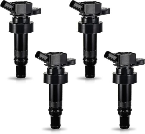ENA Set of 4 Ignition Coil Packs L4 1.6L 2012 2013 2014 2015 2016 2017 Compatible with Kia Rio Soul Hyundai Accent Veloster 1.6 Coils for UF652 C1803 273012B100 in Saudi Arabia