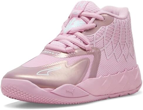PUMA Kids Girls Mb.01 Iridescent Basketball Sneakers Shoes - Pink - Size 13 M in Saudi Arabia