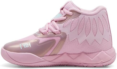 PUMA Kids Girls Mb.01 Iridescent Basketball Sneakers Shoes - Pink - Size 13 M in Saudi Arabia
