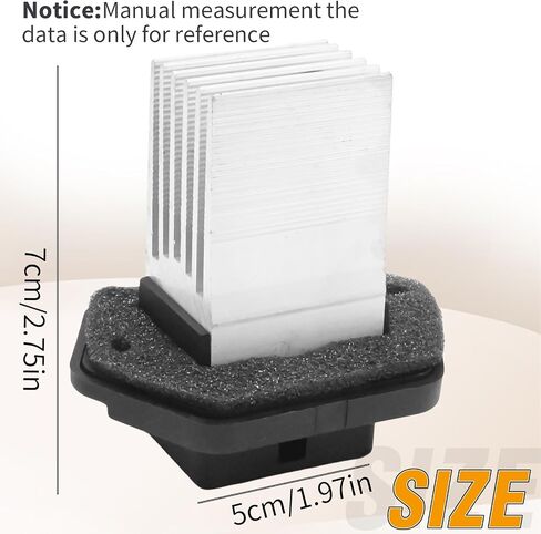 971791F200 HVAC Fan Blower Motor Resistor, Replacement for Kia Spectra Spectra5 Rondo 2007-2008, Replacement for Hyundai Tucson 2005-2007, Replaces 971791F210 in Saudi Arabia
