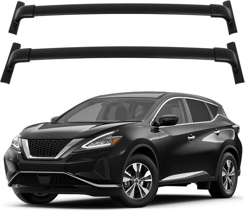 SCITOO Lockable Roof Rack Cross Bars Fit For Murano 2015-2023 Cargo Crossbar Black in Saudi Arabia