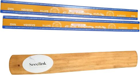 Satya Nag Champa Sandalwood 15grams x 2 Packs Incense Sticks with Seedlink Incense Sticks Holder for Positivity, Meditation, Relaxation, Yoga, Healing in Saudi Arabia