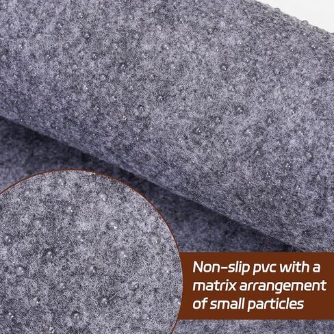 Non-Slip Rug Pad, 6x9 Ft Extra Large Felt Area Rug Cushioned Non Skid Carpet Pads, Felt Rug Pad for Under Hardwood Floors, Thick Non-Slip Rug Pads for All Floors, Keep Rug Soft and Safe in Saudi Arabia