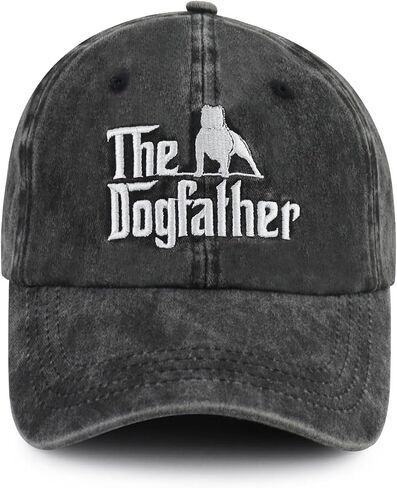 قبعات Rodfather Pugfather Dogfather Grilfather للرجال، قبعة بيسبول مطرزة قابلة للتعديل in Kuwait