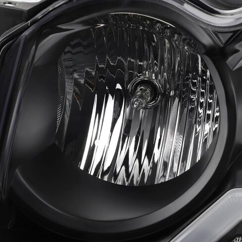 AKKON- Fit 2005 2006 2007 Jeep Grand Cherokee Headlight w/LED Tube DRL Lamp Replacement Driver - Passenger Chrome Housing Pair/Set in Saudi Arabia