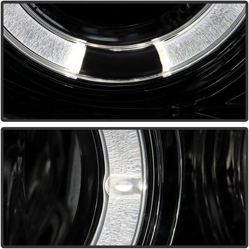 ACANII - For [Halogen Model] 2002-2005 BMW E46 Sedan 3-Series LED Halo Chrome Projector Headlights Headlamps Assembly in Saudi Arabia